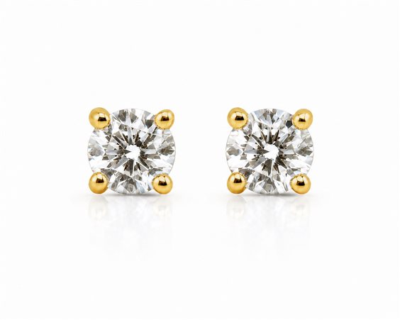 Orecchini Ultima Edizione Donna in Argento 0.50 Ct OAO6164-GIALLO - OAO6164-GIALLO